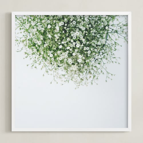 This is a emerald green art by Marabou Design called gypsophila