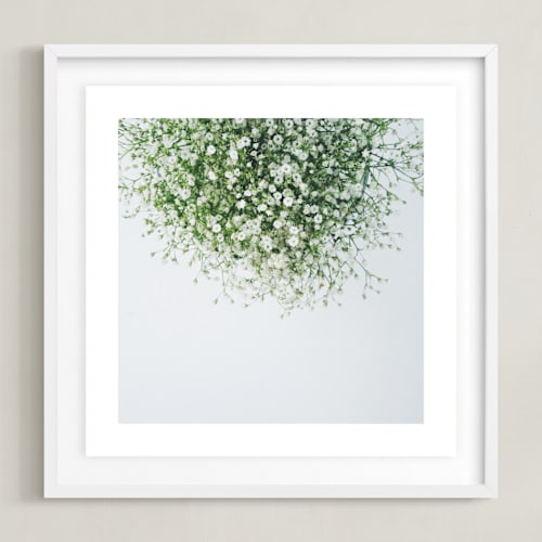 This is a emerald green art by Marabou Design called gypsophila