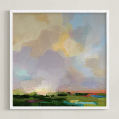 This is a golden art by sue prue called after the storm