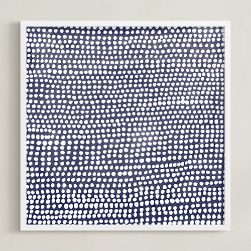 This is a blue art with standard by Kerry Doyle called dance ii