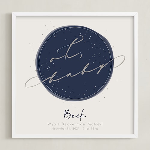 This is a stardust personalized art for kids by Kennedi Shaw called stardust planet