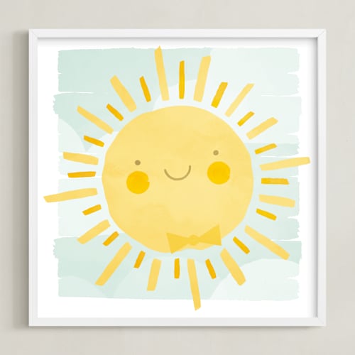 This is a sky kids wall art by Susan Asbill called sunny