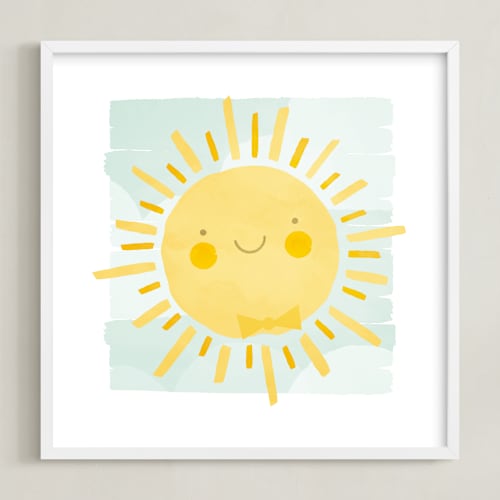 This is a sky kids wall art by Susan Asbill called sunny