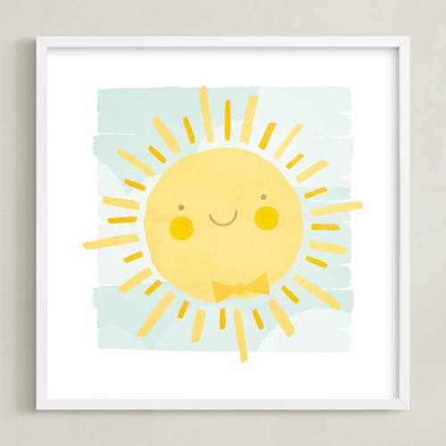 This is a sky kids wall art with standard by Susan Asbill called sunny