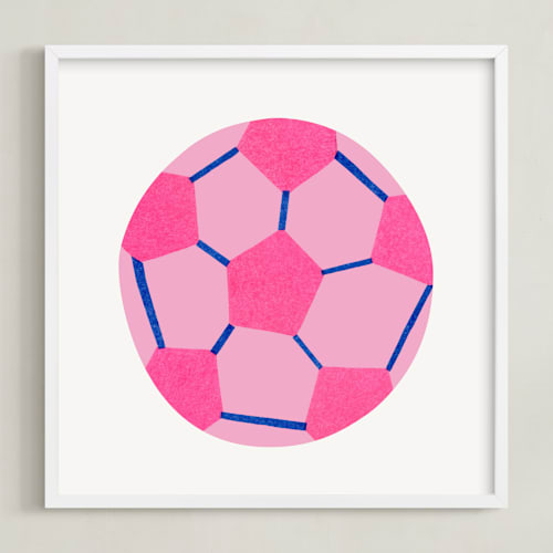 This is a cobalt kids wall art with standard by Carrie Moradi called electric sports 2