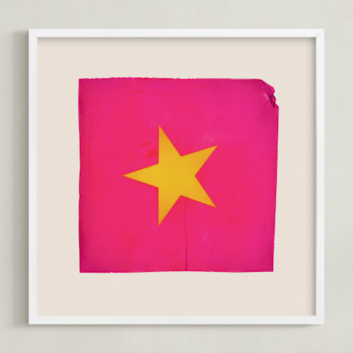 This is a star power kids wall art with standard by Kamala Nahas called taking shape bright 1