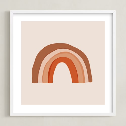 This is a desert rose kids wall art by Alicia Schultz called after the rain