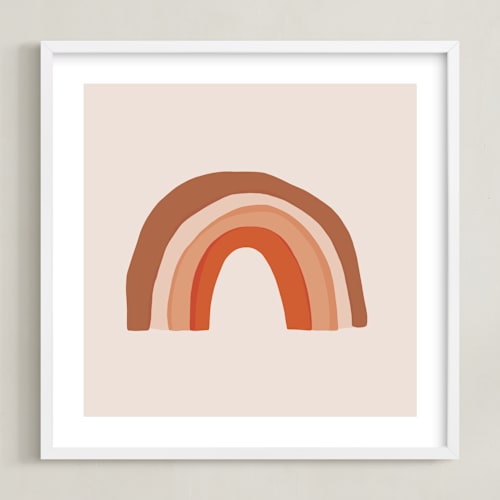 This is a desert rose kids wall art with standard by Alicia Schultz called after the rain