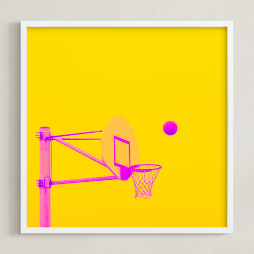 This is a sugar rush kids wall art with standard by Tania Medeiros called court pop 3