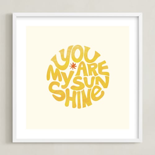 This is a sunflower kids wall art by Carrie ONeal called forever sunshine