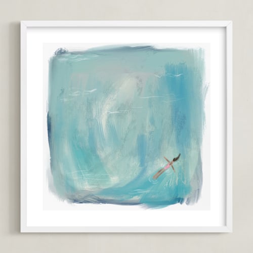 This is a pond kids wall art by Britt Mills called coastal dreaming