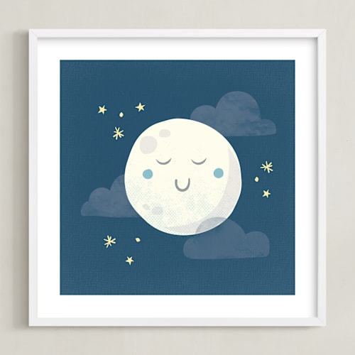 This is a night sky art by Annie Holmquist called goodnight moon