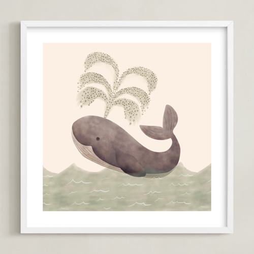 This is a vintage art by Elly called whale