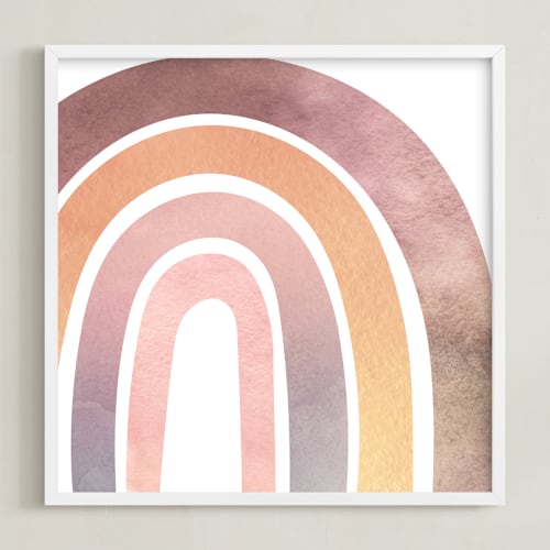 This is a pink art with standard by Kathy Par called magical rainbow