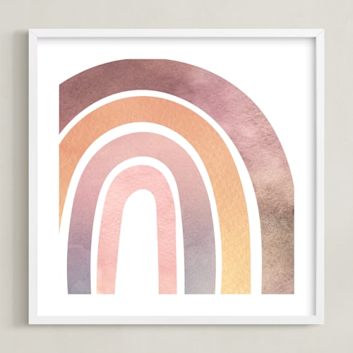 This is a pink art with standard by Kathy Par called magical rainbow