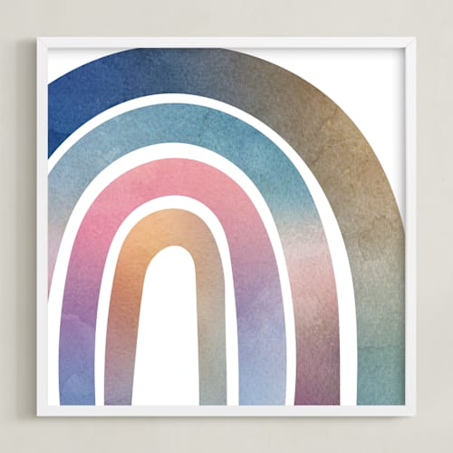This is a blue art by Kathy Par called magical rainbow