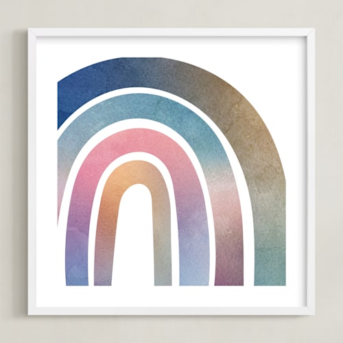This is a blue art by Kathy Par called magical rainbow