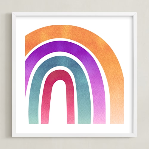 This is a orange art by Kathy Par called magical rainbow