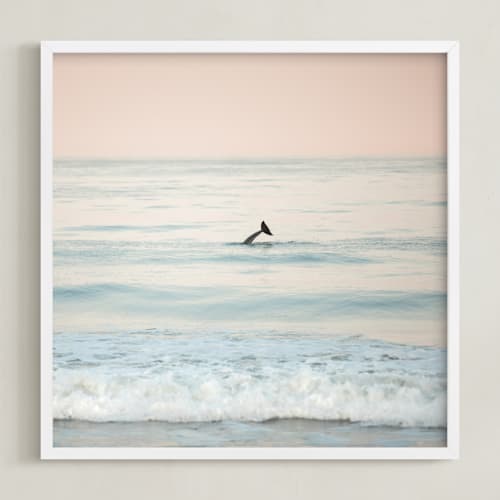 This is a ocean blue art by Shannon Howard called waving good morning