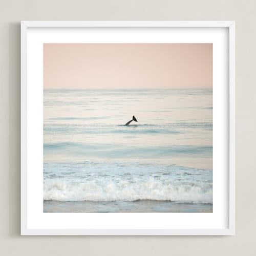 This is a ocean blue art by Shannon Howard called waving good morning