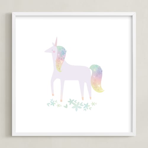 This is a marshmallow art by Lori Wemple called unicorn magic