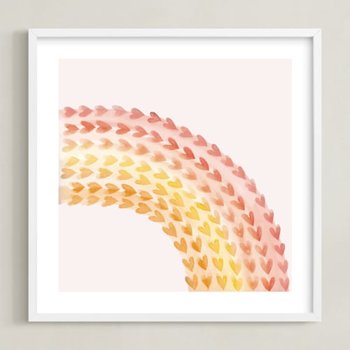 This is a orange art by Tina Faselli called somewhere in the rainbow