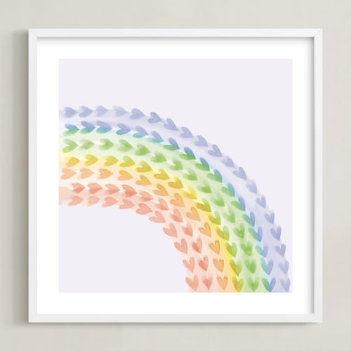 This is a lavender art by Tina Faselli called somewhere in the rainbow