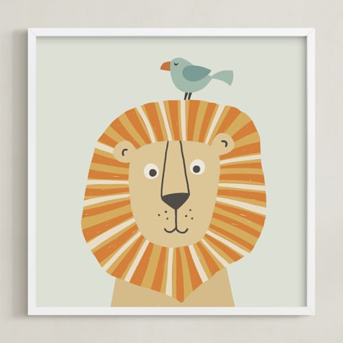 This is a lion art with standard by Anequ Studio called my jungle friends 2