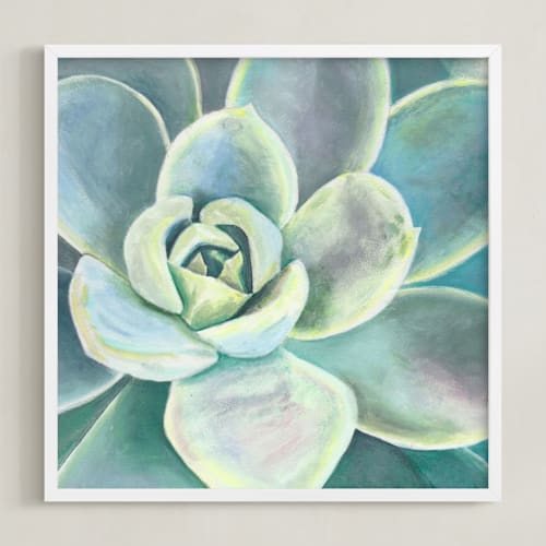 This is a mint art by Hettie Roberts called green velvet