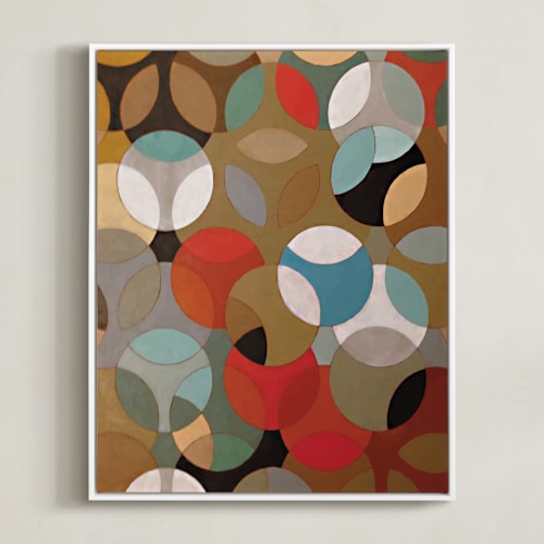 This is a tan art by Lauren Enjeti called prime oval