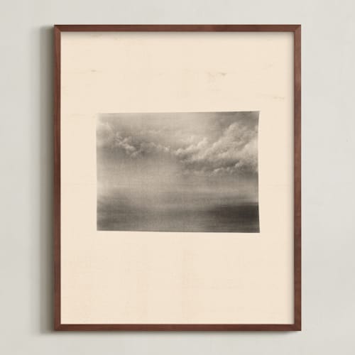 This is a vintage grey art by jinseikou called pilvi ii