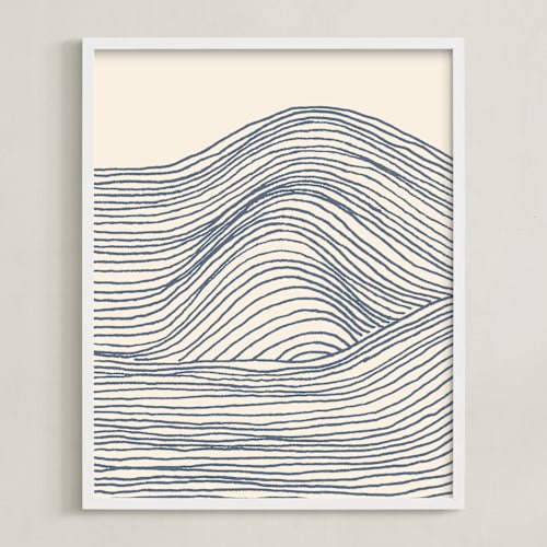This is a deep ocean art by Jayne Alfieri called rolling waves i