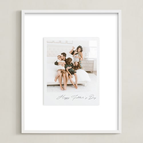 This is a quartz photo art by Minted called classic snap: portrait framed photo