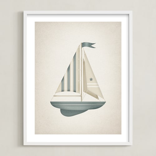 This is a sky art by Paola Benenati called sailboat