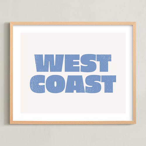 This is a coastal blue art with standard by Itsy Belle Studio called coast vibes iii