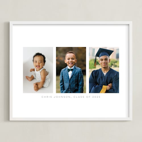 This is a brass photo art by Lucrecia Caporale called three photo: landscape framed photo