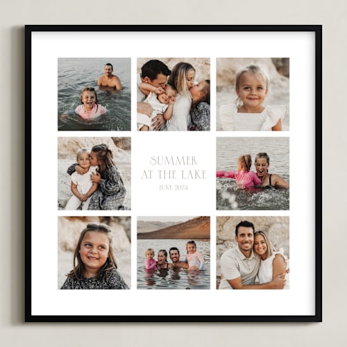 This is a taupe photo art by Up Up Creative called eight photo: square framed photo