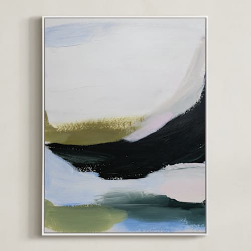 This is a olive art by Melanie Severin called elemental layers