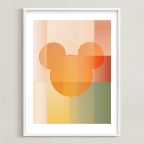 This is a sunset disney art by Baumbirdy called gradient silhouette