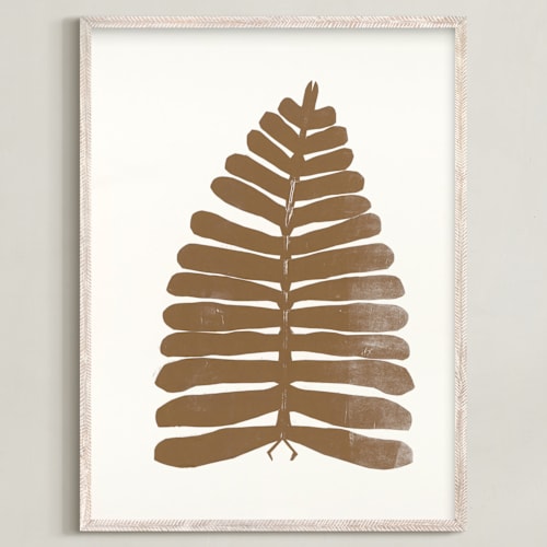This is a bronze and ivory art by Angela Simeone called bronze botanical series 2