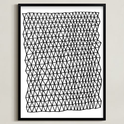 This is a black art by Jaime Derringer called crocodile 1