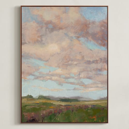 This is a ochre art by Wendy Keller called panorama 2