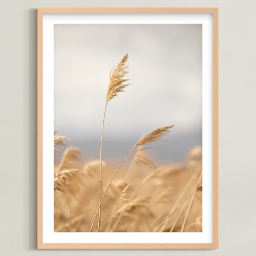 This is a golden art by Crystal Lynn Collins called marsh grass