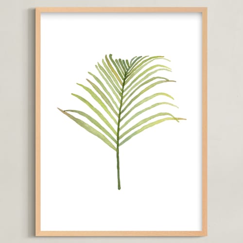 This is a palm green art by Andi Pahl called i'm frond of you no. 1