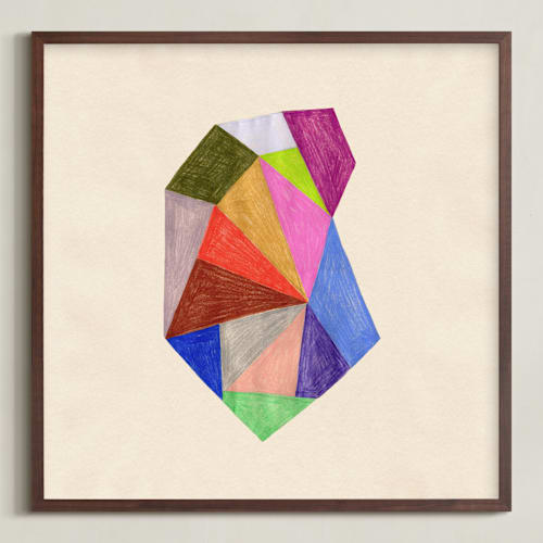 This is a rainbow art by Kelly Watkins called prism 4