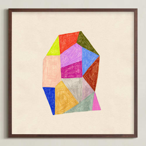This is a rainbow art by Kelly Watkins called prism 3