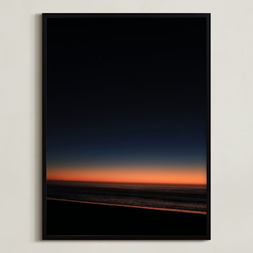 This is a sunset orange art by Dani Adams called night fall