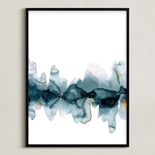 This is a ocean art by Melanie Severin called fractured horizon 2