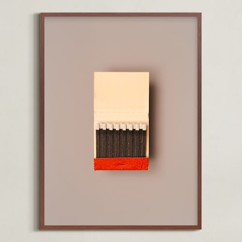 This is a color match red art by Andrew McClintock called unstruck red