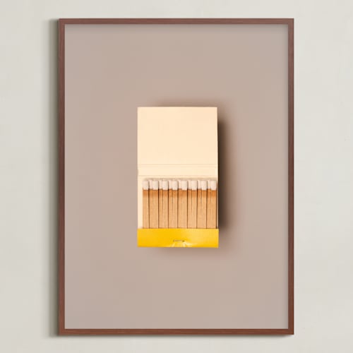 This is a color match yellow art by Andrew McClintock called unstruck yellow